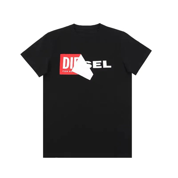 Men's Graphic Tee - Distorted Diesel Print